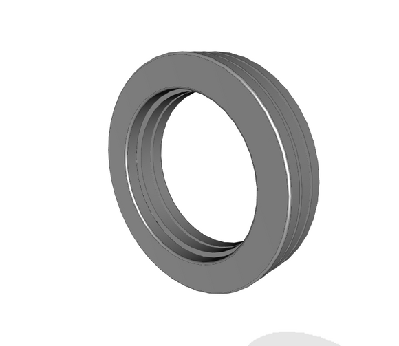 INA 81112-TV Axial Cylindrical Roller Thrust Bearing CAD
