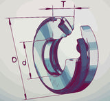 Schaeffler FAG 29420-E1-XL Axial Thrust Spherical Roller Bearing Dimensions