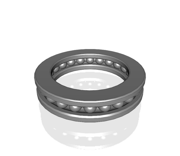 Schaeffler FAG 51112 Axial Deep Groove Ball Thrust Bearing CAD