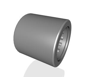 Schaeffler INA HK0912-B Drawn Cup Needle Roller Bearing CAD