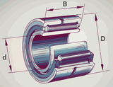 Schaeffler INA NA49/22-XL Needle Roller Bearing with Inner Ring Dimensions