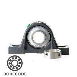 INA PASE55-XL Mounted Bearing and Housing Side View Side View