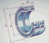 SL Cylindrical Roller Bearings Dimensions