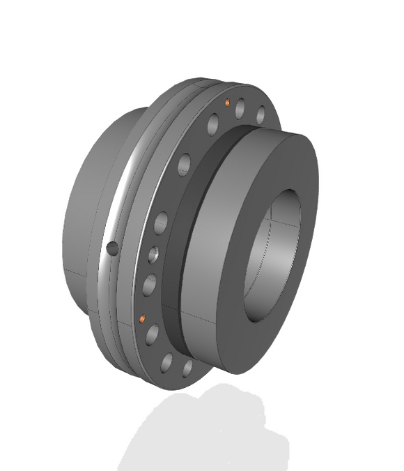 ZARF Screw Support Bearing CAD