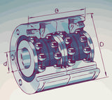 ZKLF Screw Support Bearing Dimensions