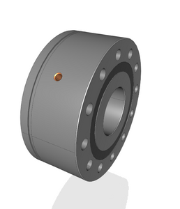 ZKLF Screw Support Bearing CAD