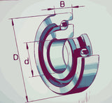 7603 Screw Support Bearing Dimensions