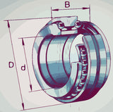 234 Axial Spindle Bearing Dimensions